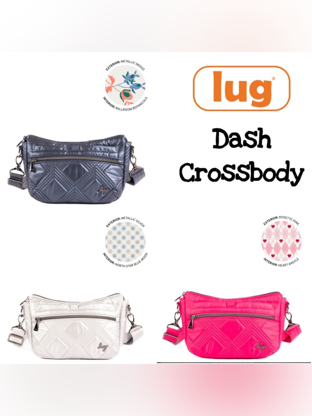 Lug Dash Crossbody Bag NWT